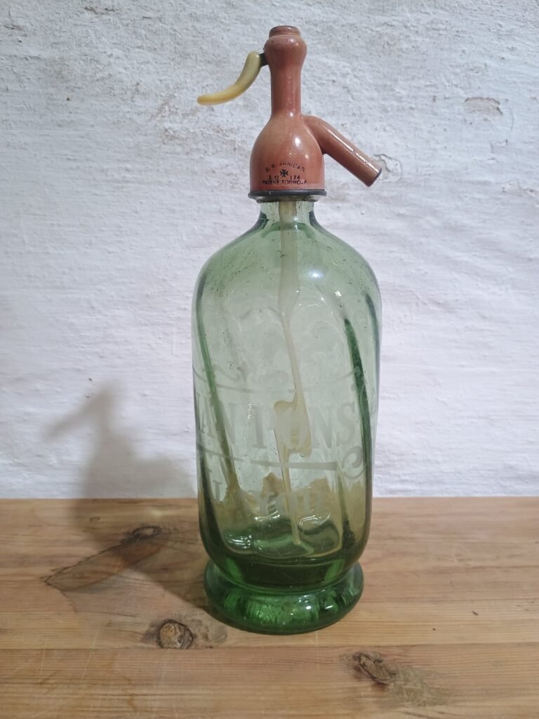 Sifón antiguo de cristal Joan Pons Alaior