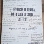 Libro “La reconquista de Menorca por el duque de Crillon