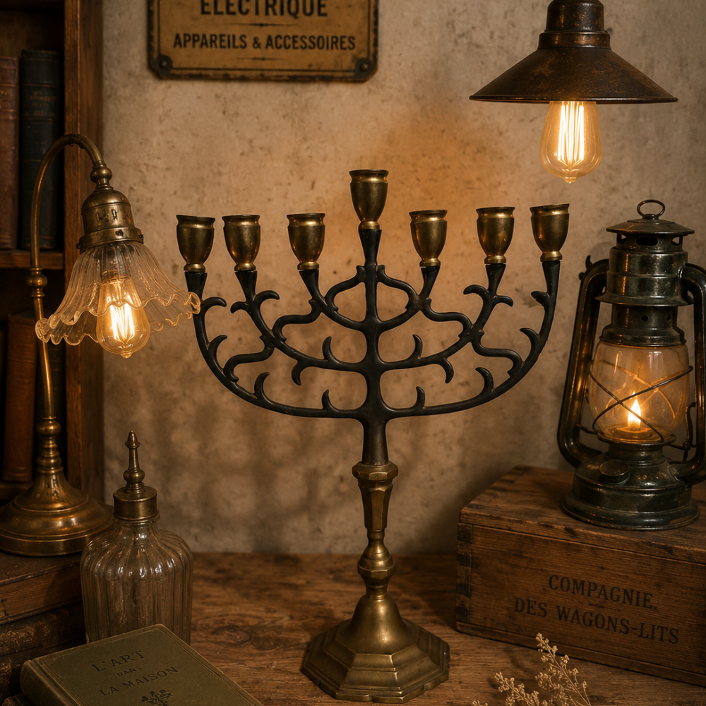 Iluminación vintage y antigua